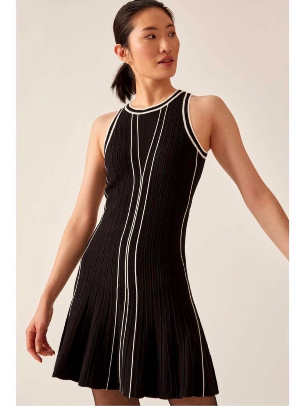 Anthropologie Pointelle Sweater Dress